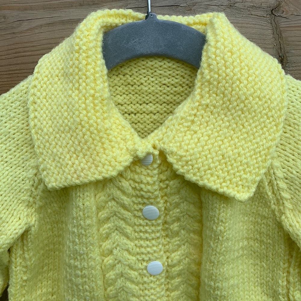 Handmade Knit Spring Jacket - Picture 3 of 7